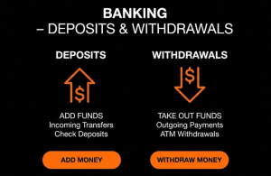 Banking - deposits & withdrawals

